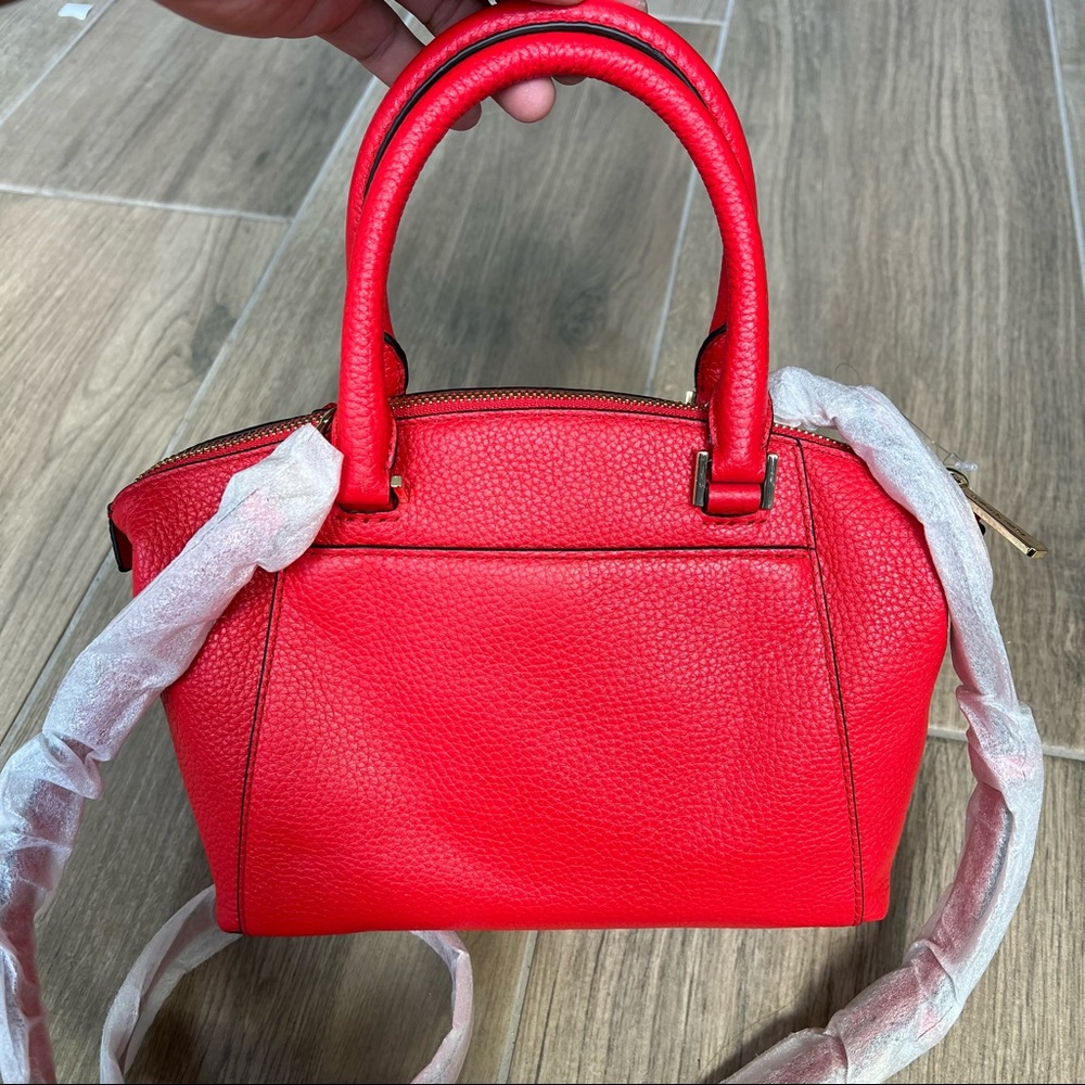 Michael Kors Riley Small Leather Satchel - Picture 4 of 9